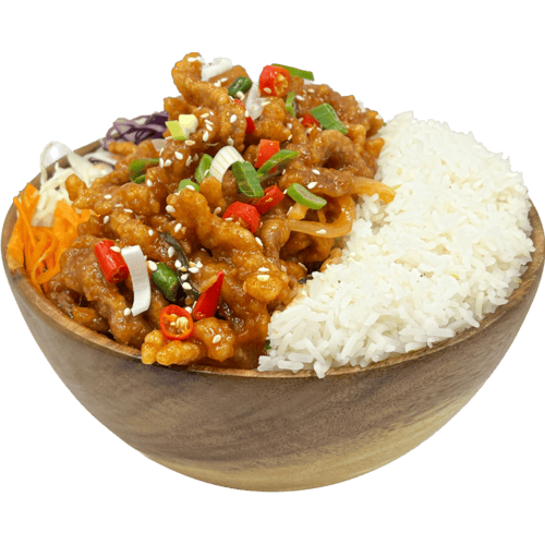 Beef Chilli with Stir Fried Rice